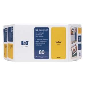 HEWLETT PACKARD 80 Yellow Value Pack 350ml 4400 Page(s 