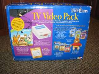   Ruxpin TV Video Pack Original Packaging Unopened Near Mint New  