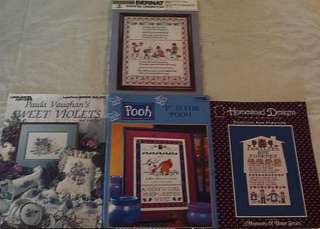 14 Cross Stitch Books Precious Moments Noah Ark Merry Mouse Rhymes 