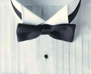 100% Cotton Tuxedo Shirt (Wing Collar, Pleated Front)  