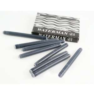  Waterman Fountain Pen Cartridges Black 8/Cd Office 