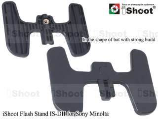 Flash stand base bracket mount fr flashgun Sony HVL F56AM Konica 
