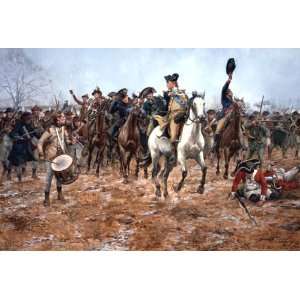  Don Troiani   Washington at the Battle of Princeton 1777 