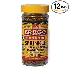  Bragg All Natural Herb & Spice Seasoning Sprinkle  1.5 