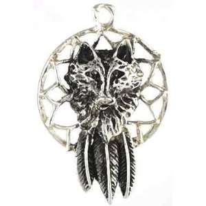   Wolf Dream Catcher Amulet Talismans and Amulets Collection: Jewelry