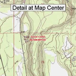   Map   Forest Center, Washington (Folded/Waterproof): Sports & Outdoors