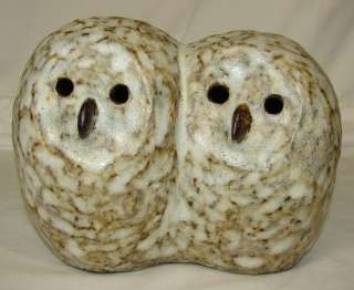   Kakinuma Studio Art Pottery Bird Figurine, Owls Vancouver BC Canada