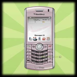 BlackBerry Rim Pearl 8130 Verizon Pink Cell Phone PDA 843163020825 