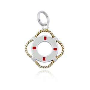  Sterling Silver Life Preserver Charm Jewelry
