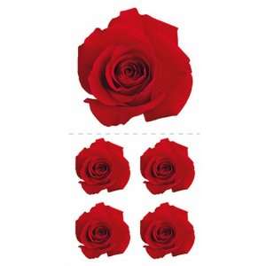  Red Rose Scrapbook Stickers: Arts, Crafts & Sewing