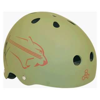 Triple 8 Hendrix Pro Helmet M lt.grn Rubber: Sports 