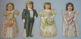 Complete Set  Exc. Clark ONT Wedding Party Paper Dolls  