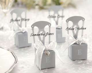 Chair Wedding Favor Candy Favor Boxes Placecard Holder  