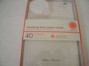 Martha Stewart Wedding Bell Place Cards 40cnt  