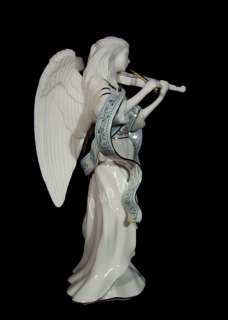 Lenox China 8 Baroque ANGEL with VIOLA Matte & Gloss Finish Figurine 