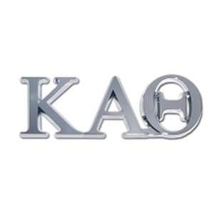 Kappa Alpha Theta Sorority Chrome Auto Emblem: Automotive
