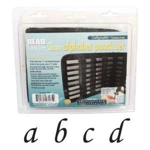  27 Piece Lowercase Calligraphy Alphabet Letters Punch Set 