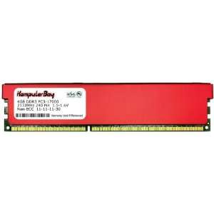  4GB DDR3 PC3 17000 2133MHz DIMM with Red Heatspreaders 240 Pin 