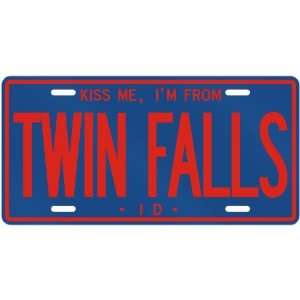  NEW  KISS ME , I AM FROM TWIN FALLS  IDAHOLICENSE PLATE 