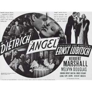   22x28 Marlene Dietrich Herbert Marshall Melvyn Douglas
