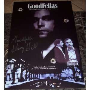 Henry Hill GOODFELLAS Signed Mini Poster