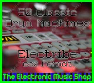 50 Classic Drum Machines Korg Electribe ESX SX + WAVs  