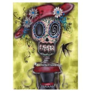  Looking for Love by Abril Andrade Mexican Sugar Skull Man Fine Art 