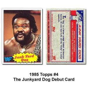 Topps The Junkyard Dog WWE Debut Card 