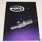 adco scope sight 1993 gun catalog brochure shooting buy it