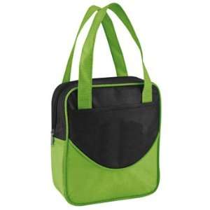  Nonwoven Mini dot Lunch Bag   Lime Green: Office Products