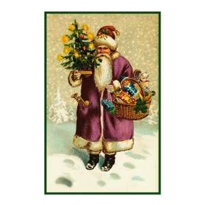  Counted Cross Stitch Chart Victorian Father Christmas Santa St Nick 