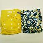 Reusable Cloth Pocket Diapers + Inserts. Adjustable to Fit 8 35 lbs 