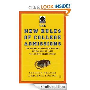 The New Rules of College Admissions (Fireside Books (Fireside 