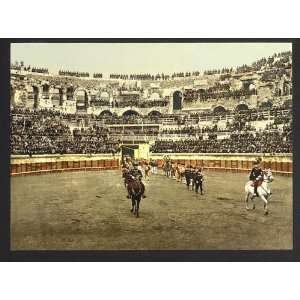 Photochrom Reprint of The arena, bull ring, Nîmes, France  