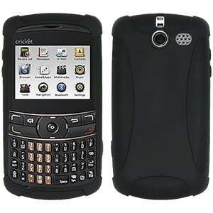 High Quality Amzer Silicone Skin Jelly Case Black For Cricket Txtm8 3g 