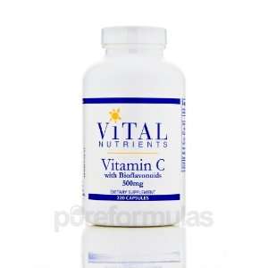  Vital Nutrients Vitamin C w/Bioflavonoids 220 Capsules 