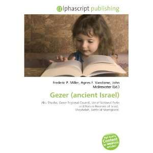  Gezer (ancient Israel) (9786133962934) Books