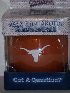 University of Texas Magic Answer Ball Longhorns age 8 +  