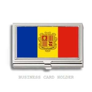  Andorra Principality Flag Business Card Holder Case 