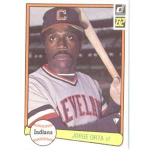  1982 Donruss # 211 Jorge Orta Cleveland Indians Baseball 