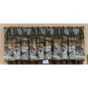  River Fishing Bedding Collection River Fishing Valance 