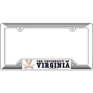  Virginia Cavaliers NCAA Chrome License Plate Frame: Sports 