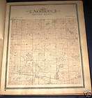 NEWBERG TOWNSHIP, CASS COUNTY, MICHIGAN PLAT MAP 1896