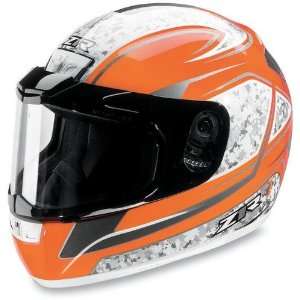  Z1R Phantom Snow Tron Helmet , Color Flo Orange, Size XS 