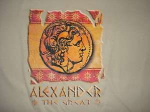 GREAT ALEXANDER ANCIENT GREEK STYLE T SHIRT FROM GREECE  
