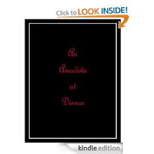 An Anecdote at Dinner Gabriel Fitzpatrick  Kindle Store