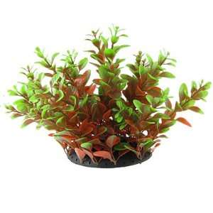  Como Artificial Red Green Oval Leaves Plants Ornament for 