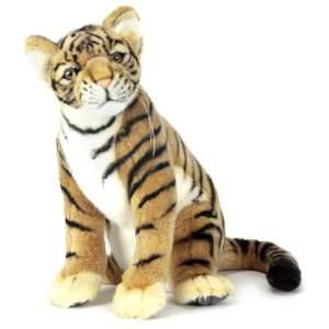    Hansa Tiger Cub Stuffed Plush Animal, SItting: Toys & Games