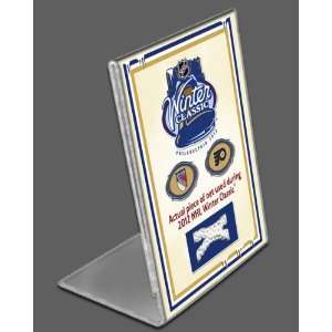  2012 Winter Classic Desk Stand with GAME USED NET