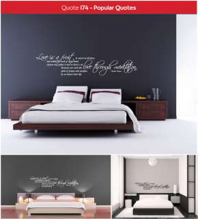 0174   Love Is A Fruit   Quote   Vinyl Wall Art   Sticker   Decal 